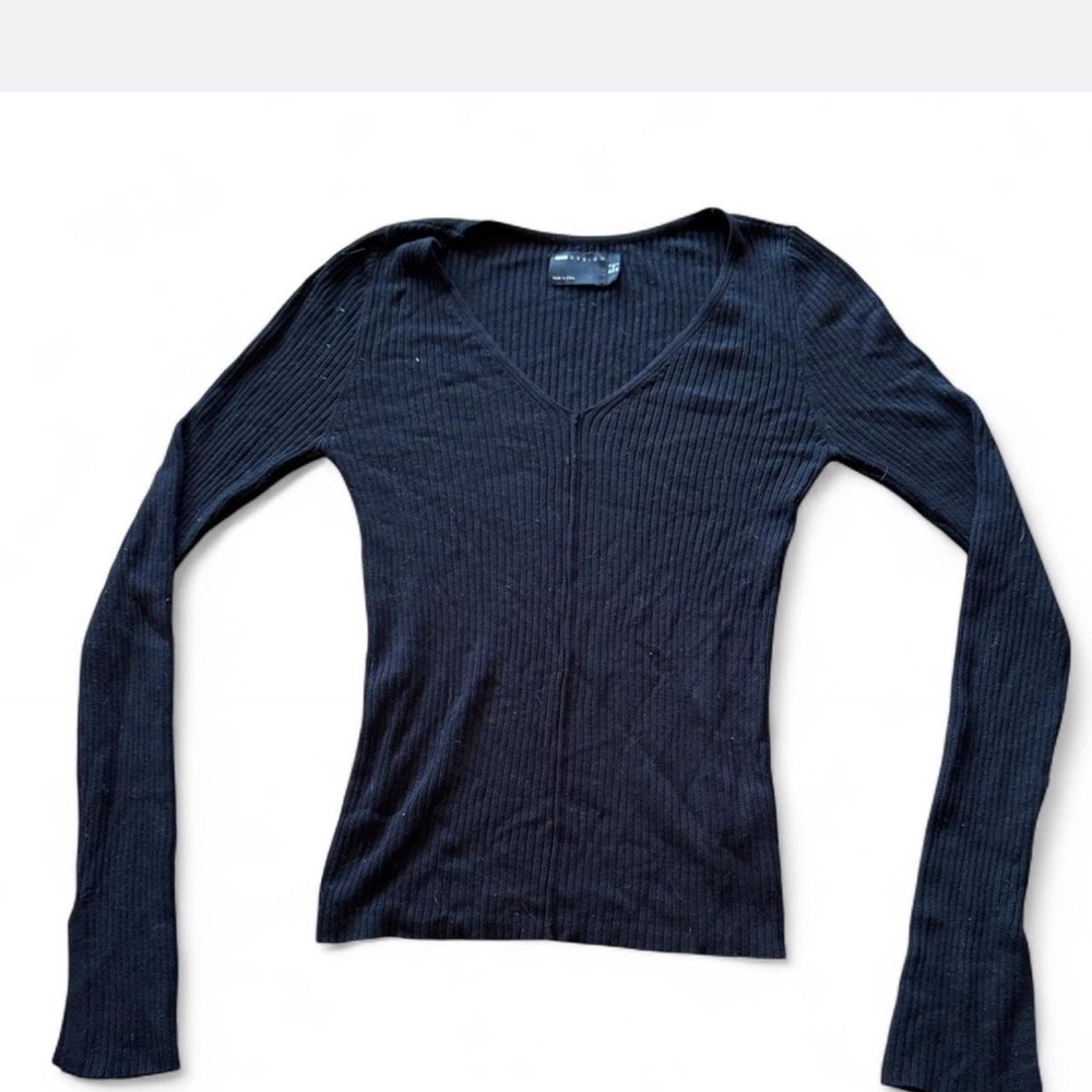 ASOS Design Black Knit Top